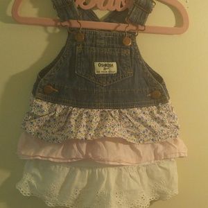 Oshkosh jean ruffle dress